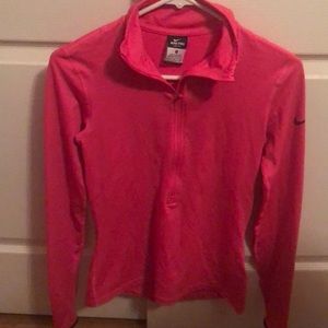 Neon Pink Nike Quarter Zip